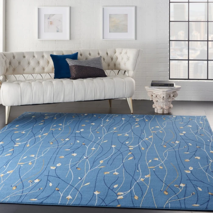 Nourison Grafix Area Rug GRF15-Light Blue