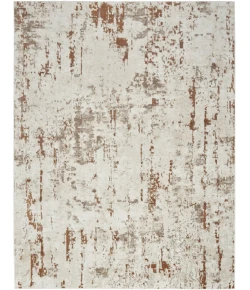 Nourison Quarry Ivory Rust QUA01 7ft. x 10ft. Rect. Rug