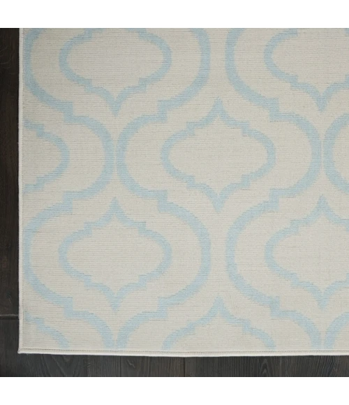 Nourison Jubilant Area Rug JUB19-Ivory/Blue