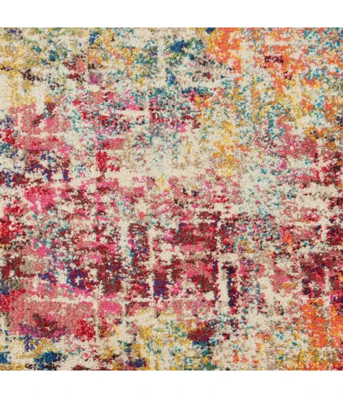 Nourison Celestial Runner Area Rug CES13-Pink/Multicolor