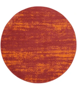 Nourison Home Nourison Essentials NRE03 Red 6 ft. Round Area Rug