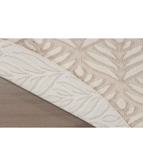 Nourison Aloha Ivory Grey ALH35 7’10” Round Rug