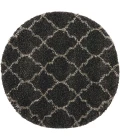 Nourison Amore Round Area Rug AMOR2-Charcoal