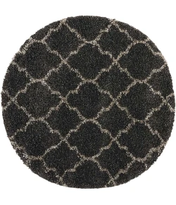 Nourison Home Amore AMOR2 Charcoal 3 ft. 11 in. Round Area Rug