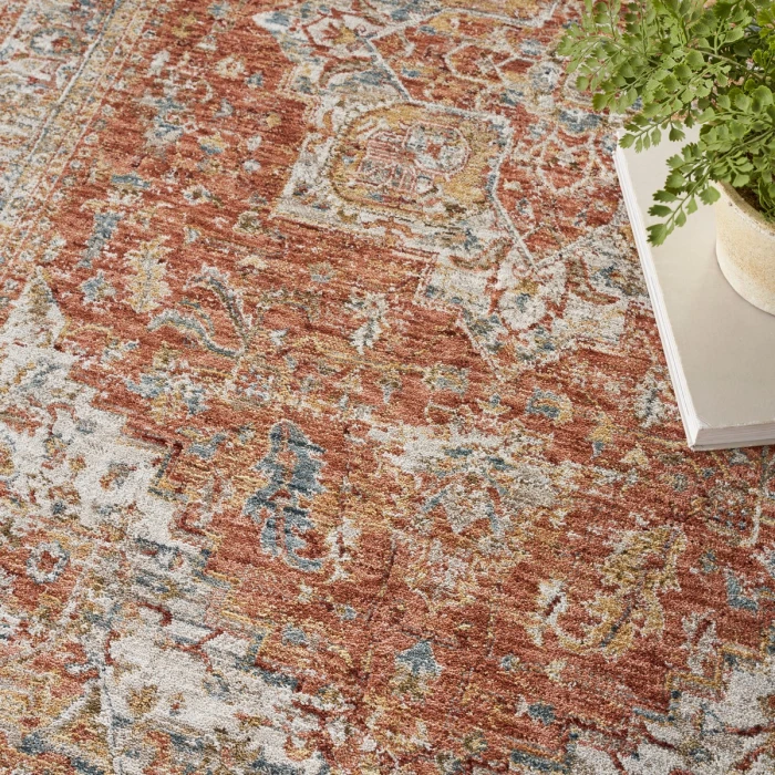 Nourison Sahar Ivory Multicolor SHR06 4 ft. X 6 ft. Rect. Rug