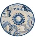Nourison Aloha Area Rug ALH25-Blue/Grey