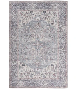 Nourison Home New Concept Washables SR104 Grey 5 ft. 3 in. X 7 ft. 3 in. Area Rug