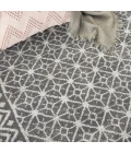 Nourison Home Palermo Grey PMR02 5ft.3in. x 7ft.3in. Rect. Rug