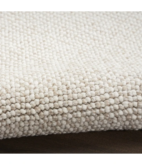Nourison Natural Texture Ivory Beige NTX01 2ft.2in. x 12ft. Rect. Rug