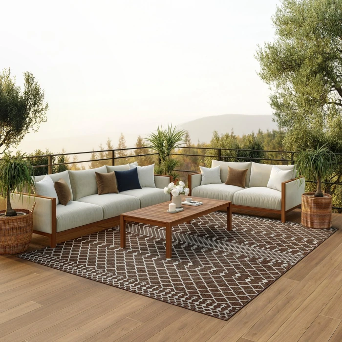 Nourison Positano Natural POS02 9 ft. X 12 ft. Rect. Rug
