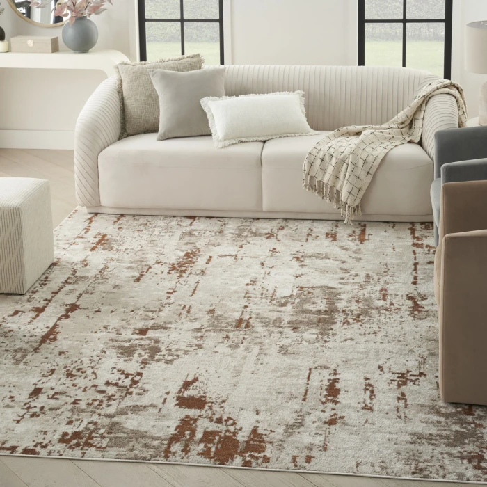 Nourison Home Quarry Cream / Ivory QUA01 6ft. x 9ft. Rect. Rug