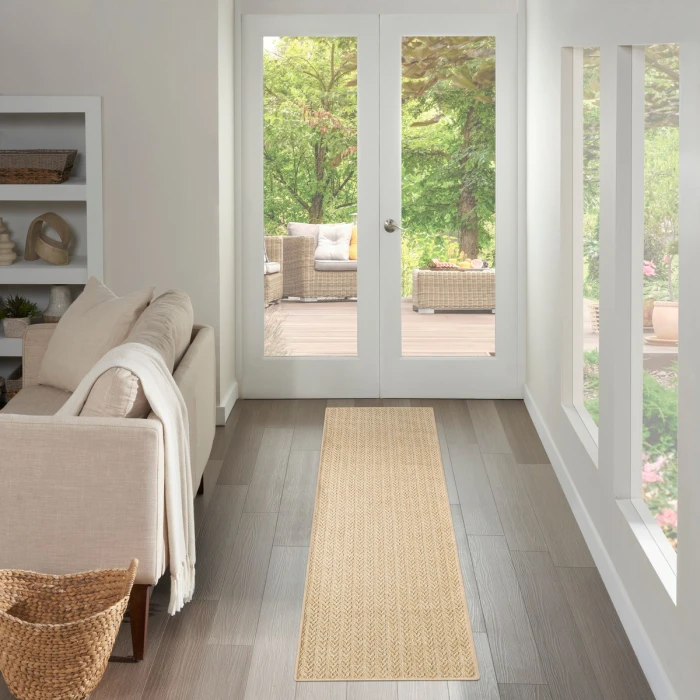 Nourison Tulum Taupe TLM02 2 ft. 2 in. X 8 ft. Rect. Rug