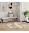 Nourison Positano Beige POS04 4ft. Round Rug