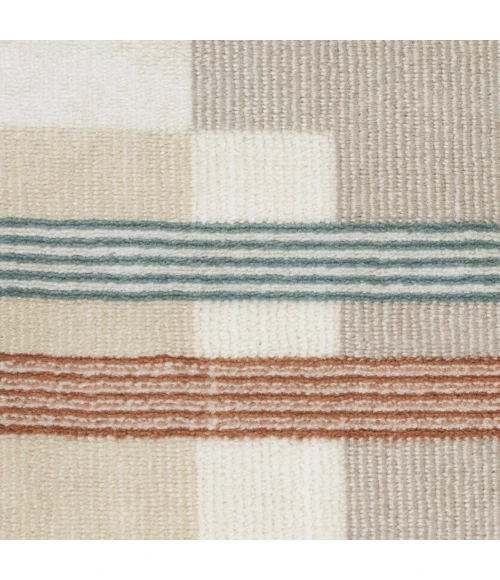 Nourison Thalia Ivory Multicolor THL02 5ft.3in. x 7ft.3in. Rect. Rug
