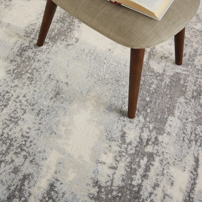 Nourison Home Etchings Grey ETC02 4ft. x 6ft. Rect. Rug