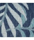 Nourison Garden Oasis Navy GOA01 2 ft. X 6 ft. Rect. Rug