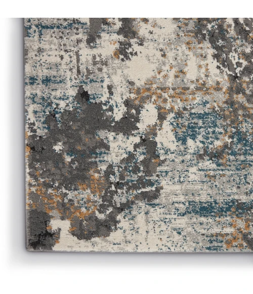 Nourison Home Tangra Grey TNR01 4ft. x 6ft. Rect. Rug