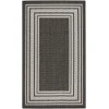 Nourison Home Horizon Indoor/Outdoor HOZ03 Black 3 ft. X 5 ft. Area Rug