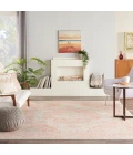Nourison Tranquil Ivory Pink TRA05 8ft. x 10ft. Rect. Rug