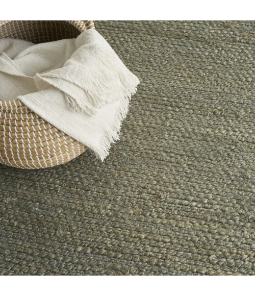 Nourison Home Natural Jute Green NJT01 10ft. x 14ft. Rect. Rug