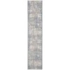 Calvin Klein CK950 Rush CK950 Ivory Blue 2 ft. 3 in. X 10 ft. Area Rug