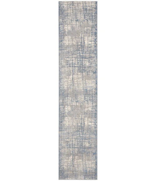 Calvin Klein Rush Area Rug CK950 Ivory Blue