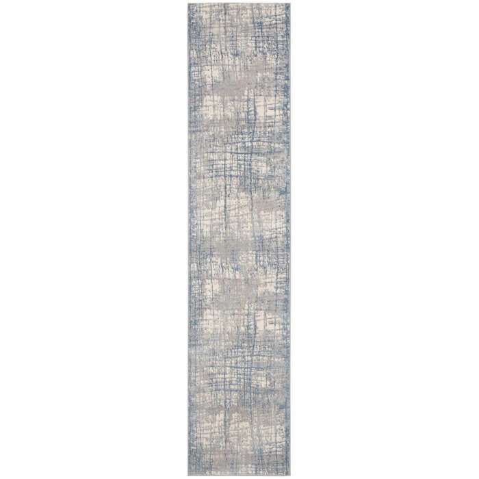 Calvin Klein Rush Area Rug CK950 Ivory Blue