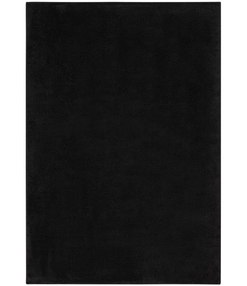 Nourison Essentials Black Area Rug NRE01-Black