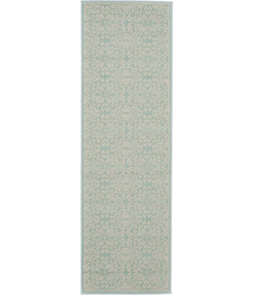 Nourison Jubilant Runner Area Rug JUB06-Ivory/Green