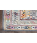 Nourison Vintage Kashan Grey/Multi VKA06 2 ft. X 4 ft. Rectangle Rug