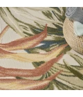 Nourison Aloha Ivory Green ALH43 7 ft. 10 in. X 10 ft. 6 in. Rect. Rug
