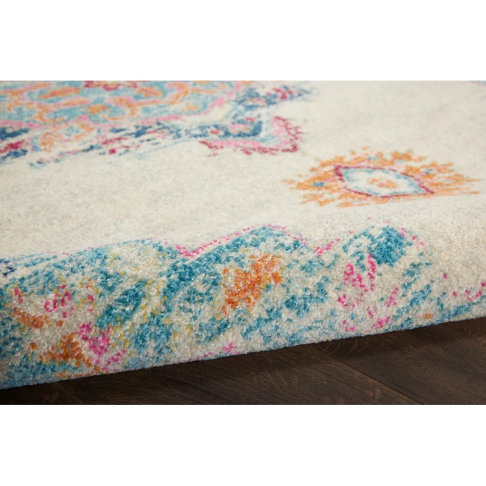 Nourison Passion Grey Multicolor PSN24 2ft. 2in. x 7ft. 6in. Rect. Rug