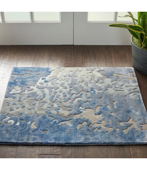 Nourison Prismatic Denim PRS17 2 ft. X 3 ft. Rect. Rug