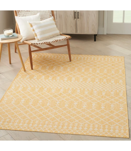 Nourison Positano Yellow POS02 4 ft. X 6 ft. Rect. Rug