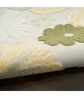 Nourison Aloha Ivory Green ALH42 3 ft. 6 in. X 5 ft. 6 in. Rect. Rug