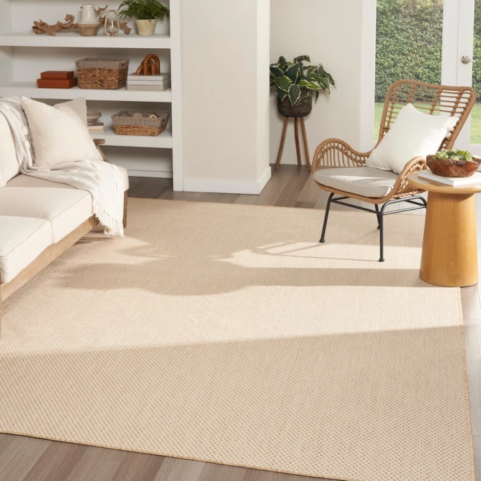 Nourison Courtyard Natural COU01 9 ft. X 12 ft. Rect. Rug