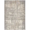 Calvin Klein CK950 Rush CK950 Ivory Grey 5 ft. 3 in. X 7 ft. 3 in. Area Rug