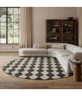 Nourison Positano Black POS04 10ft. Round Rug