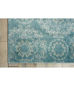 Nourison Home Tranquility Aqua TNQ03 5ft.3in. x 7ft.5in. Rect. Rug
