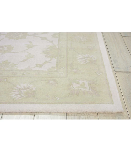 Nourison Home Zephyr Ivory/Green ZEP01 7ft.6in. x 9ft.6in. Rect. Rug