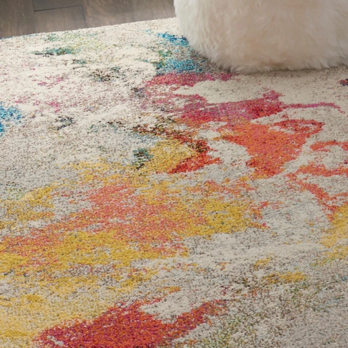 Nourison Celestial Area Rug CES12-Ivory/Multicolor