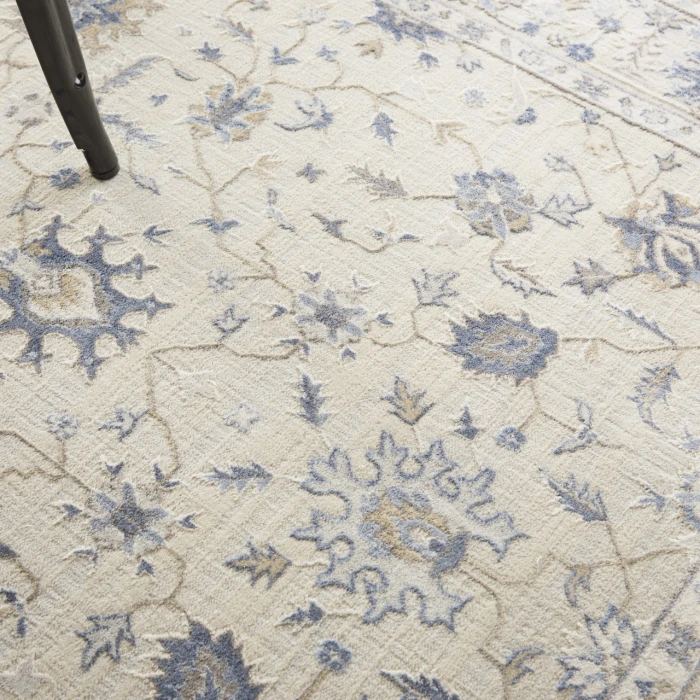 Nourison Home Silky Textures Blue SLY09 3ft.11in. x 5ft.11in. Rect. Rug