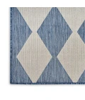 Nourison Positano Navy Blue POS04 2 ft. 2 in. X 8 ft. Rect. Rug