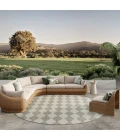 Nourison Positano Light Grey POS04 10ft. Round Rug