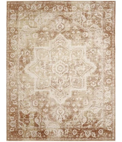 Nourison Home Astra Machine Washable ASW12 Rust 9 ft. X 12 ft. Area Rug