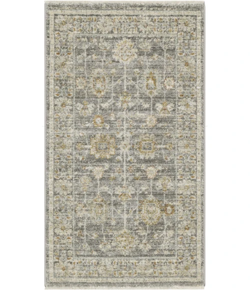 Nourison Traditional Home Grey TRH01 2ft.6in. x 4ft.6in. Rect. Rug