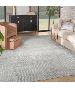 Nourison Home Dekor DEK04 Grey 7 ft. 10 in. X 9 ft. 10 in. Area Rug