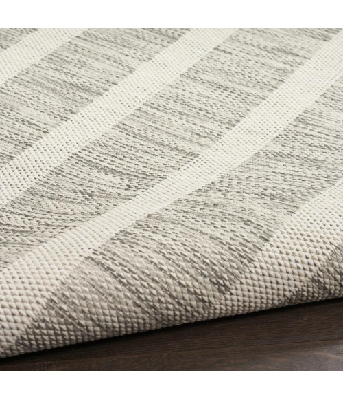 Nourison Positano Grey Ivory POS03 10ft. Square Rug