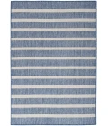 Nourison Positano Navy Ivory POS03 6 ft. X 9 ft. Rect. Rug