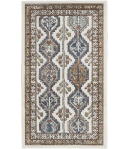 Nourison Quarry Ivory Multicolor QUA15 2ft.2in. x 3ft.9in. Rect. Rug